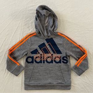 Adidas Boys Hoodie Sweater Grey 6